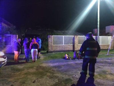 Un hombre quiso encender un calefactor y generó un incendio