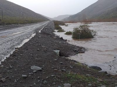 Temporal: alerta roja en caudales de arroyos que pasan por Villa La Angostura