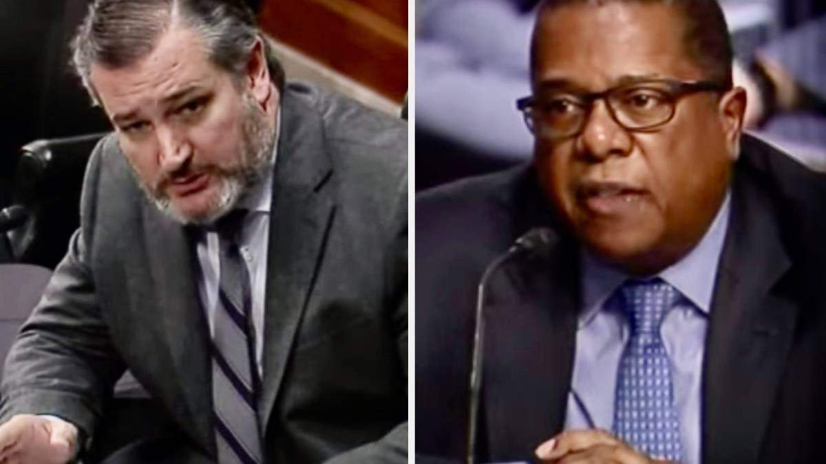 El senador Ted Cruz y el subsecretario Brian Nichols
