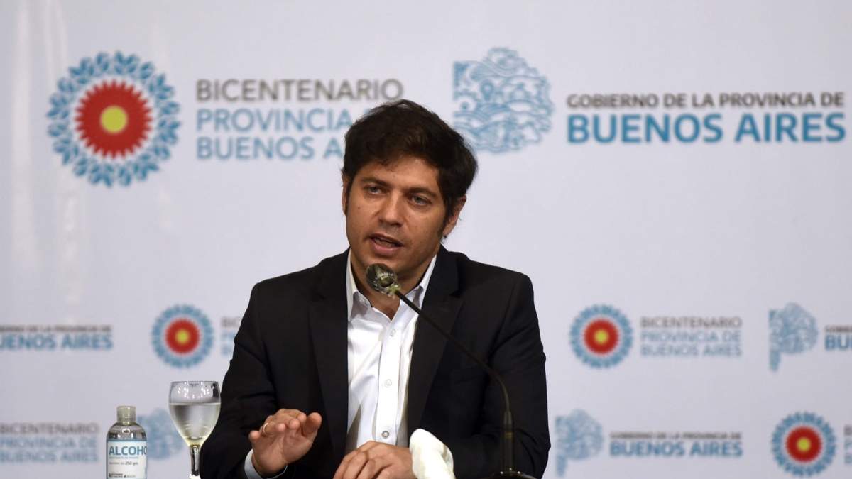 Gobernador de Buenos Aires, Axel Kicillof. Fuente: (Twitter)