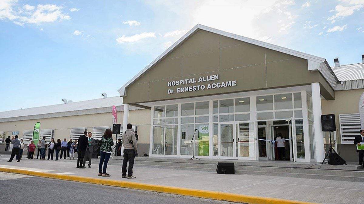 Hospital Ernesto Accame de Allen. Fuente: (Twitter)