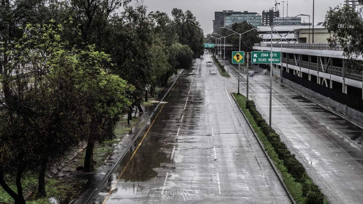 Lluvia en el arranque de año en Tijuana