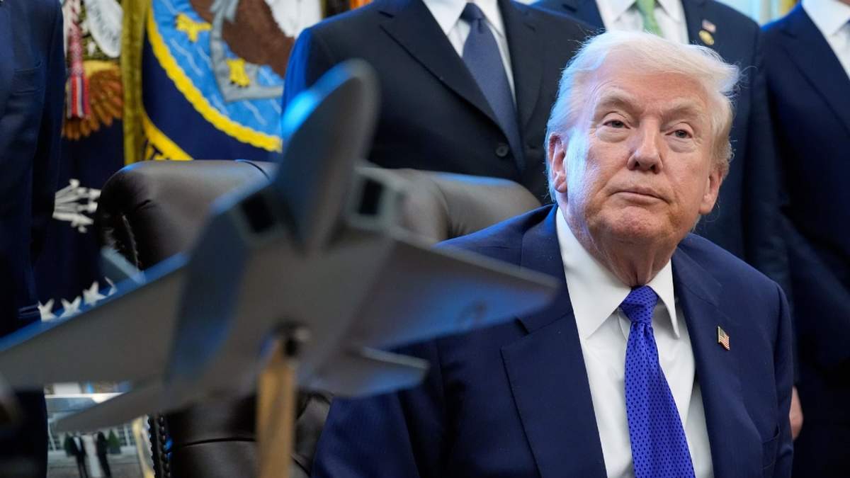Trump en la Oficina Oval el lunes