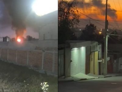 Explosión en Edomex: captan en video el incendio en Teoloyucan