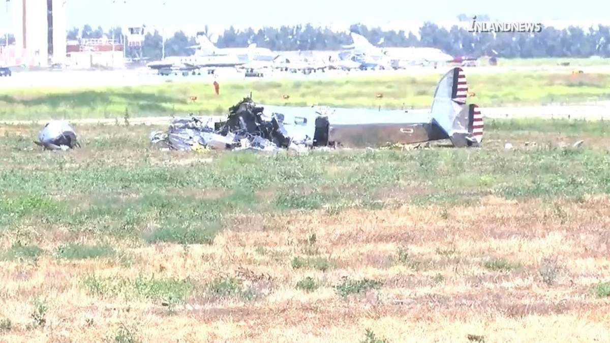 La aeronave accidentada