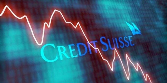 Deterioro de la posición de liquidez del grupo financiero Credit Suisse