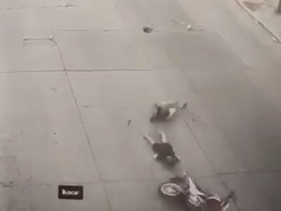 Un motociclista murió degollado tras chocar con una soga que estaba atravesada en la calle