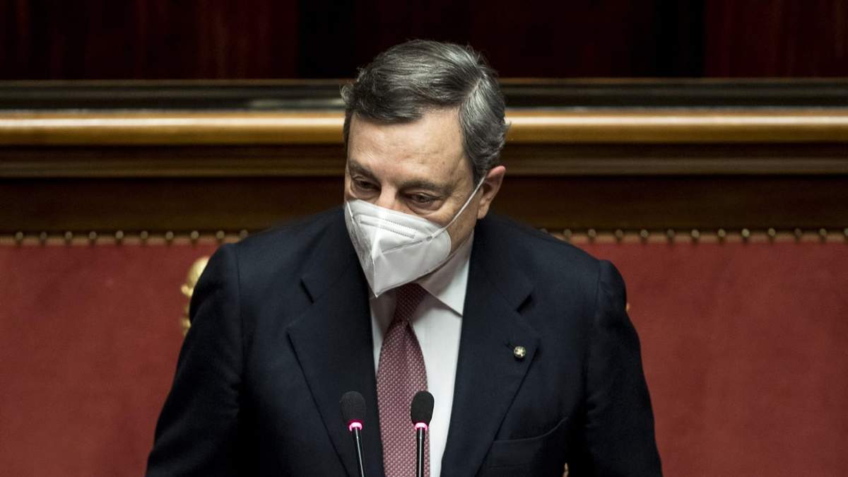 Mario Draghi en el Senado