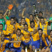 Celebra Tigres la quinta estrella con megafiesta en la Macroplaza (Videos)
