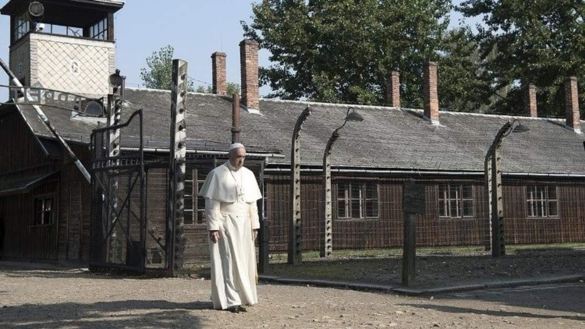 El Papa en Auschwitz, julio de 2016