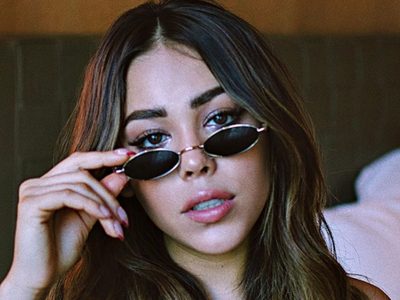 "¡No quiso quedar afuera!" Danna Paola realizó el desafío viral del momento ¡Qué fotos!