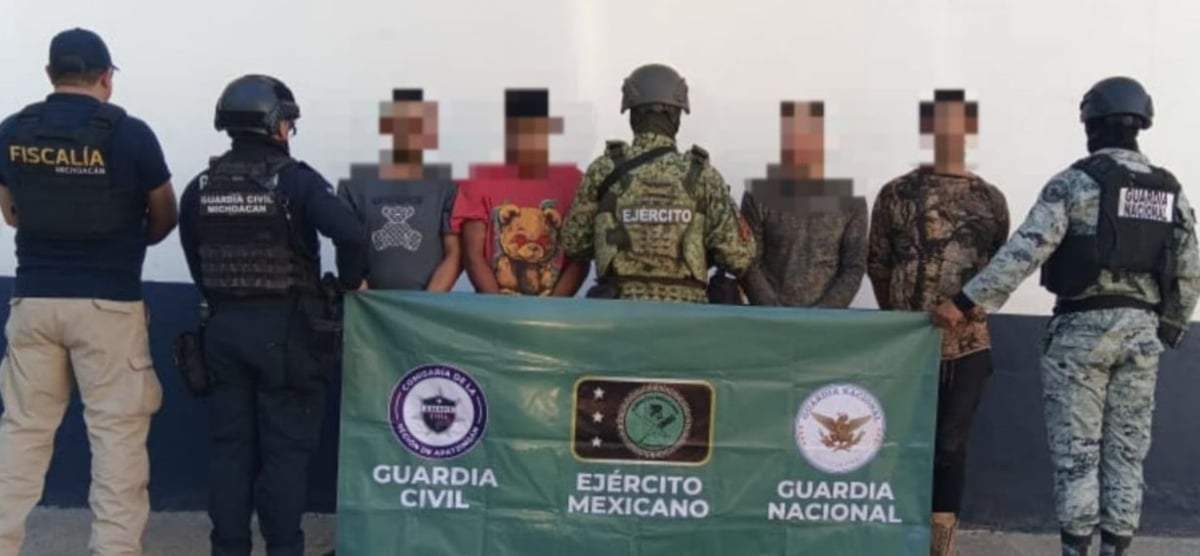 Los cuatro detenidos en Cenobio Moreno