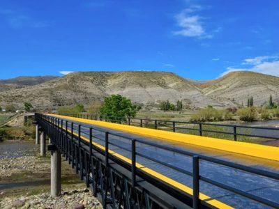 Habilitaron el nuevo puente sobre el Curi Leuvú y Caepemalal recuperó la conexión con Tricao Malal