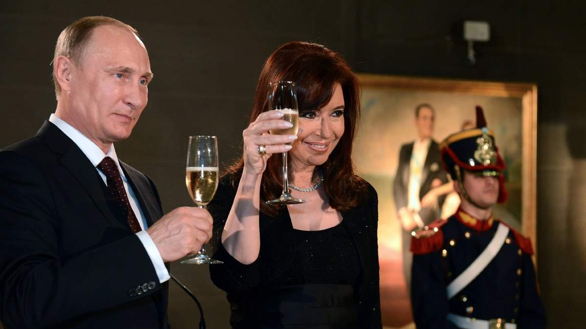 Vladimir Putin y Cristina Fernández de Kirchner. Fuente: (Twitter)