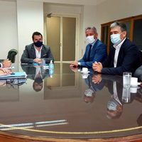 Energía en Chubut: Darío Martínez mantuvo un encuentro de trabajo con Mariano Arcioni