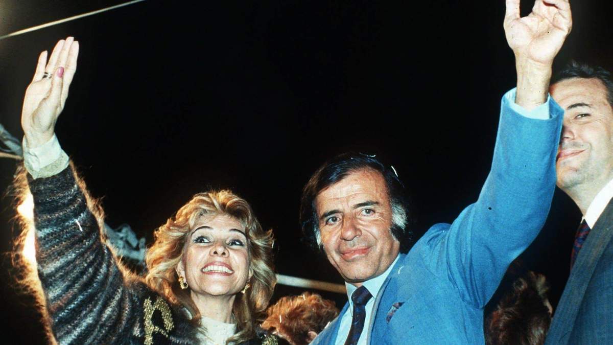 Zulema Yoma y Carlos Menem. (Fuente: Twitter)