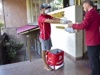 No hay posibilidad de contagio a través del delivery