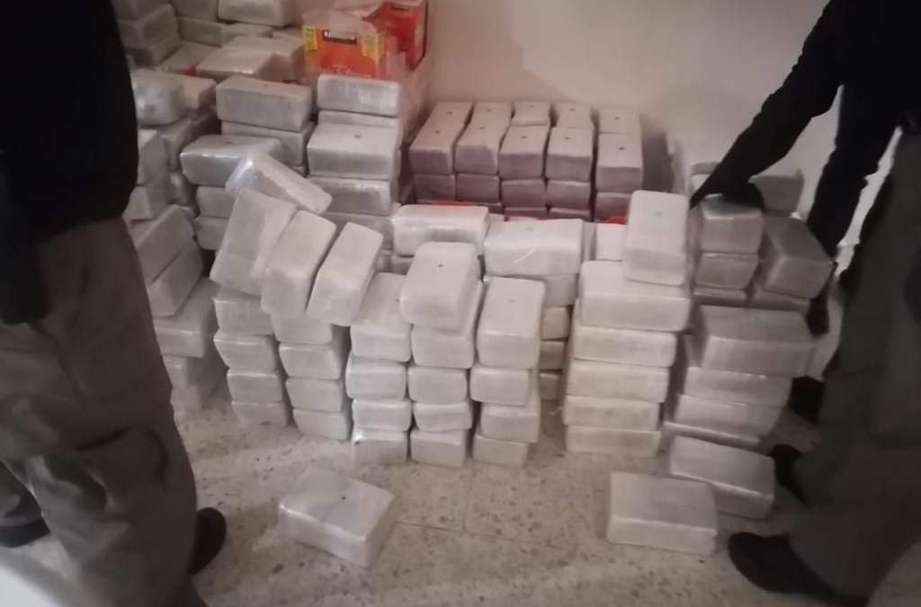Cocaína decomisada en Tapachula