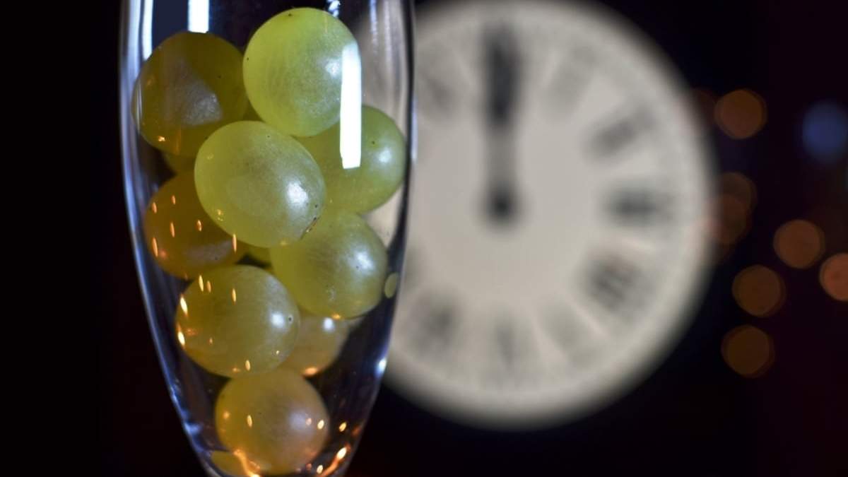 Las doce uvas de la suerte. Fuente: (Instagram)