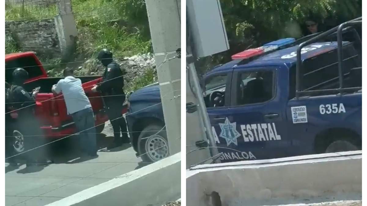 El video mostró a uno de los agentes contando billetes