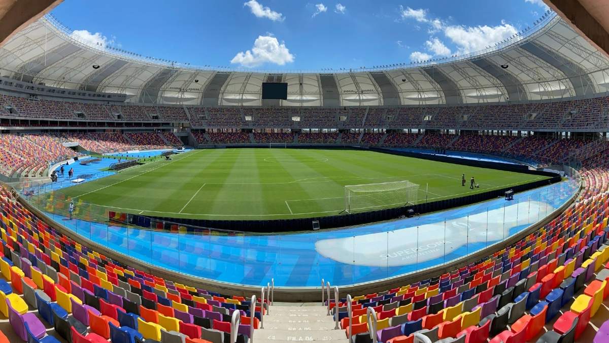 El estadio donde se jugará la final en Santiago del Estero.