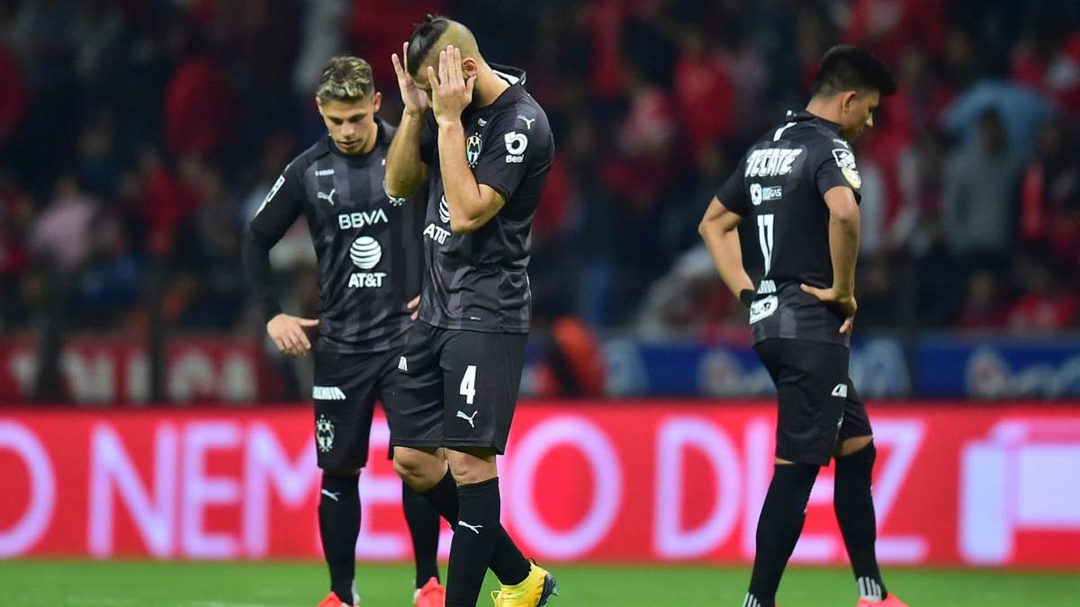 Toluca 2 - 0 Monterrey. Fuente: (Twitter).