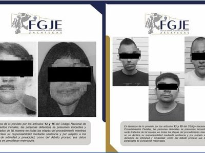 Tres hombres fueron detenidos por el crimen de cinco universitarios en Zacatecas