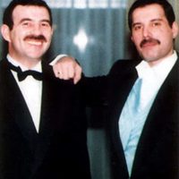 Freddy Mercury y Jim Hutton