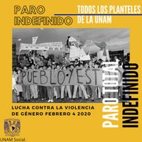 Grupo UNAM Social convoca a todos los planteles a paro indefinido