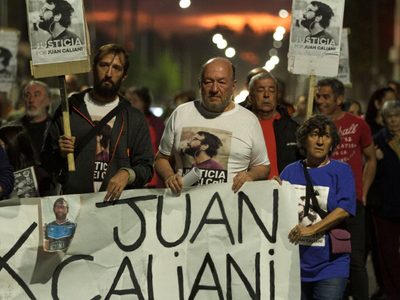 Volvieron a marchar y pedir justicia por el asesinato de Juan Caliani