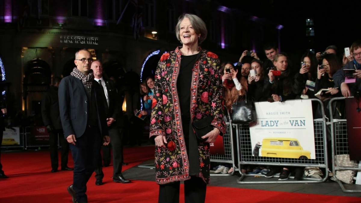Maggie Smith en el estreno de la película "The Lady In The Van", en el festival de cine de Londres en Londres el 13 de octubre de 2015