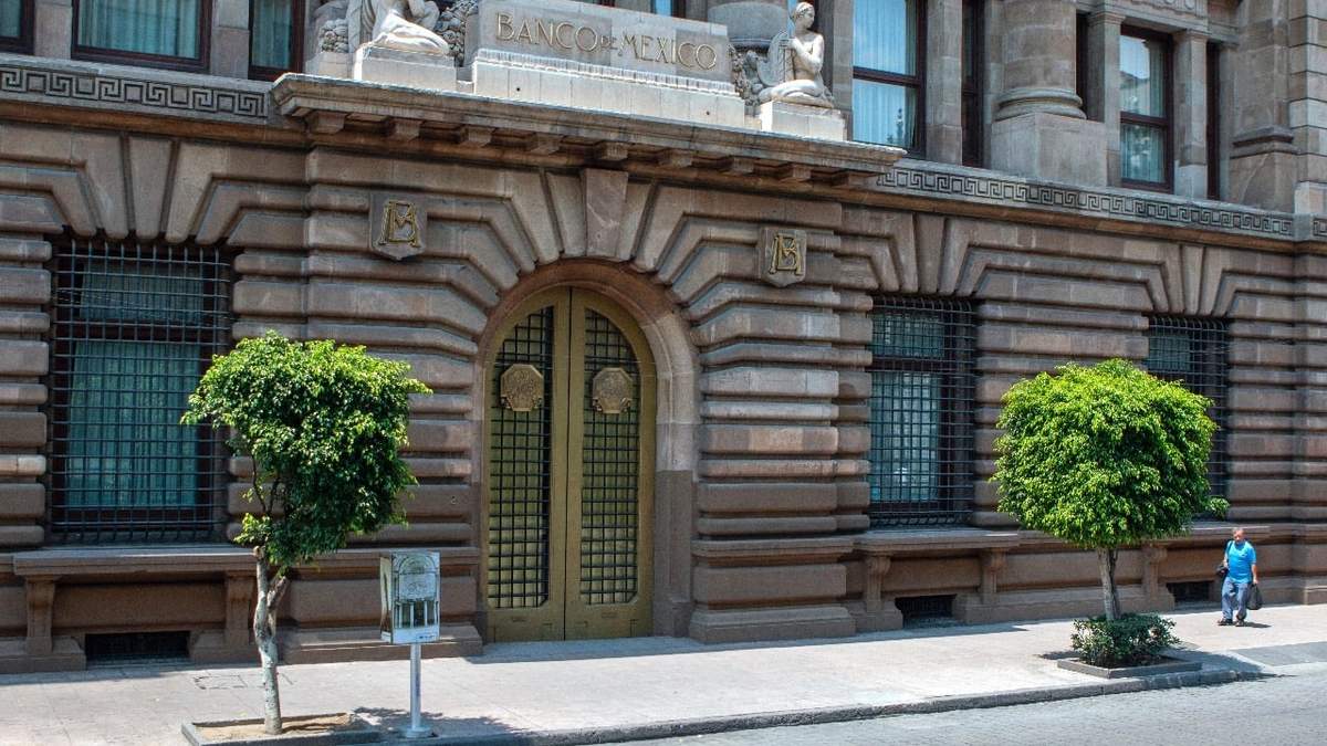 Sede del Banco de México en el centro de la Ciudad de México