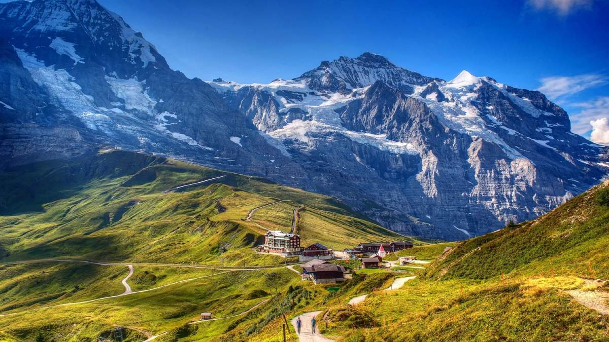 Paisajes de montaña en los Alpes suizos. Fuente: (Instagram)