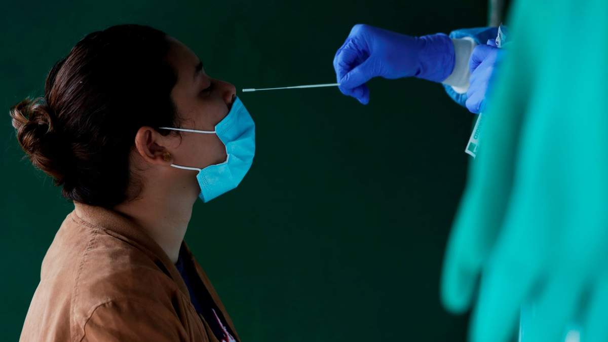 Hisopado coronavirus. Fuente: (Twitter)
