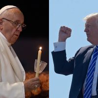 Bergoglio y Trump: Como el agua y el aceite