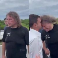 Un militante peronista le rompió la nariz a diputado libertario de un cabezazo