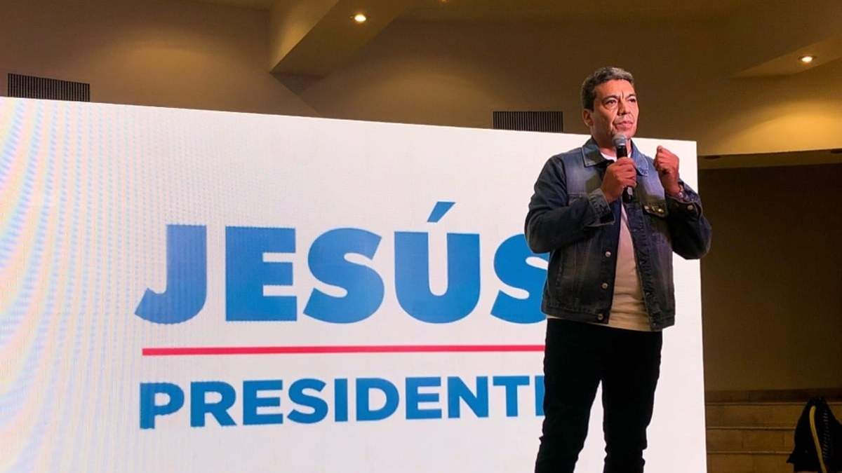 Candidato a presidente por Libres del Sur, Jesús Escobar. Fuente: (Facebook)