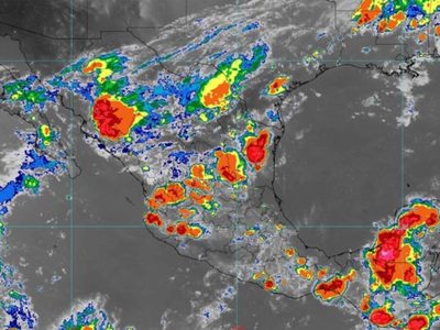 Primer frente frío de la temporada traerá descargas eléctricas y lluvias