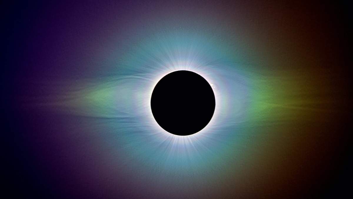 Eclipse total 2020. Fuente: (Facebook)