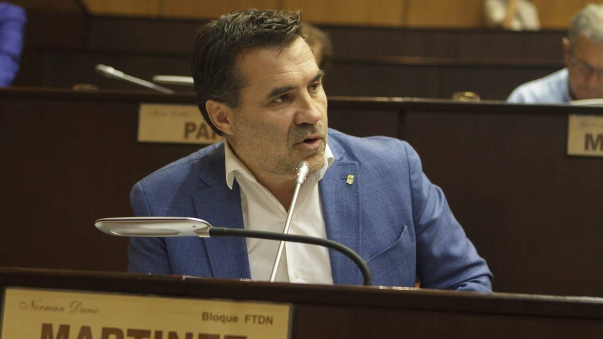 El diputado provincial Darío Martínez. Fuente: (Emiliano Ortiz)