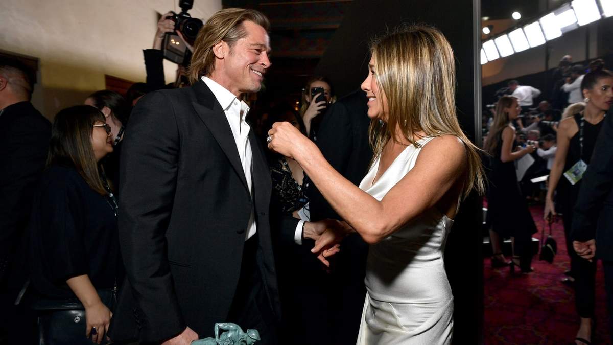 Brad Pitt y Jennifer Aniston. Fuente: (Instagram)
