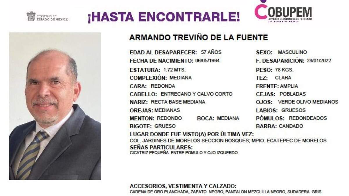 Armando "N", secuestrado en Ecatepec