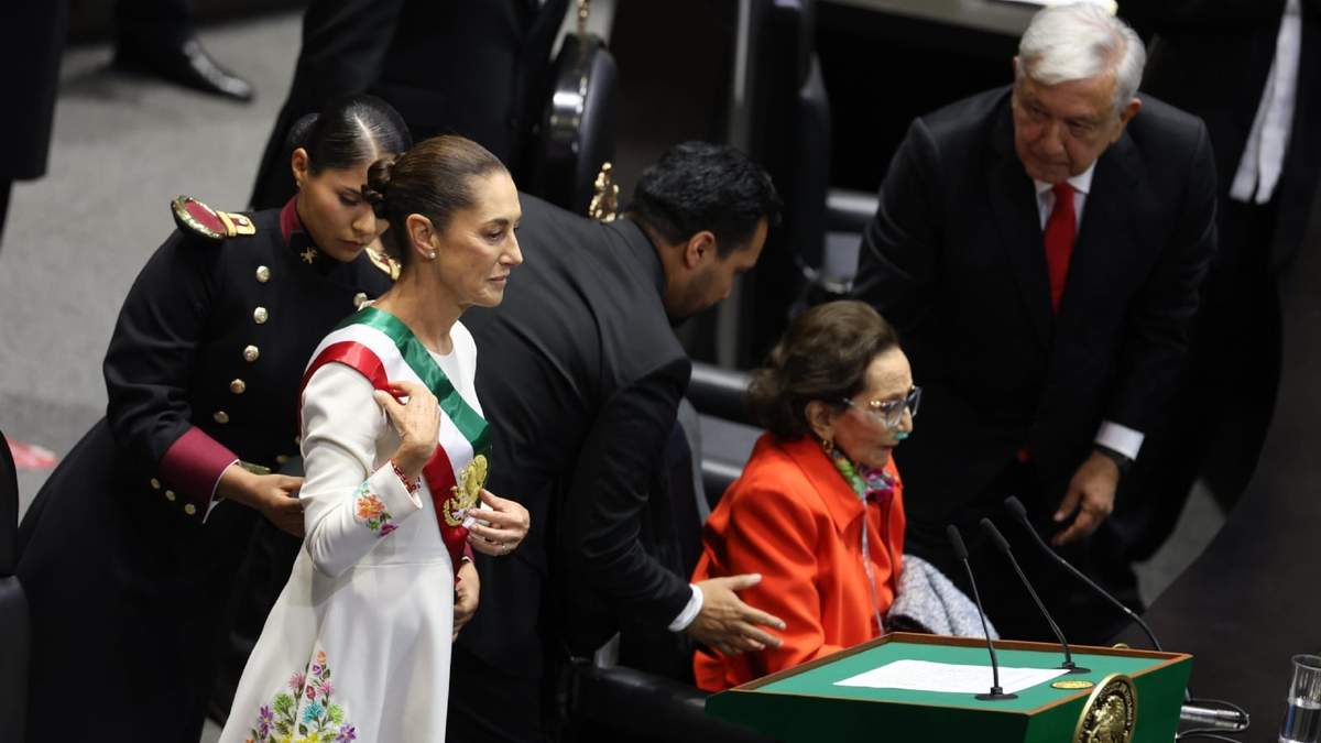 Sheinbaum en la toma de posesión