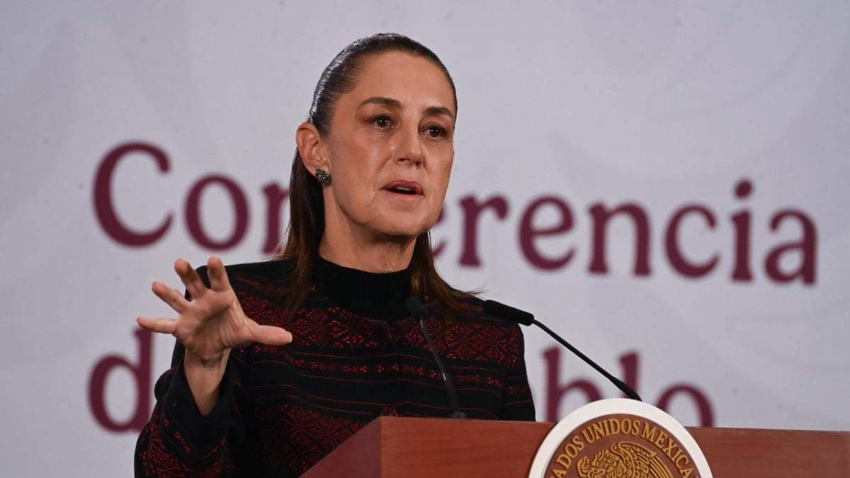 La presidenta Claudia Sheinbaum