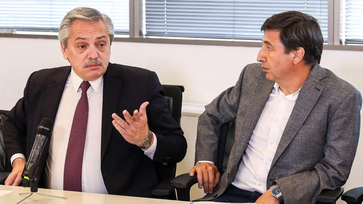Alberto Fernández y Daniel Arroyo. Fuente: (Twitter)