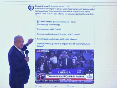 Debería ofrecer disculpa pública por la vulgaridad: AMLO a Dresser por tuit sobre Trump