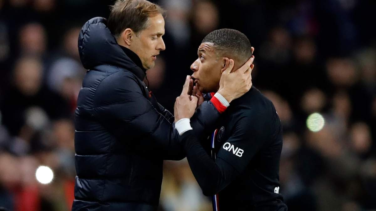 Mbappé con Tuchel. Fuente: (Instagram)