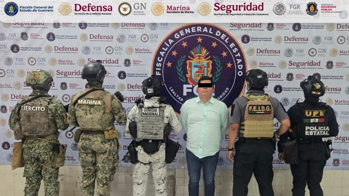 Detención de Daniel Rosas Martínez, representante legal de comisarios de los municipios de Juan R. Escudero, Tecoanapa y zona rural de Acapulco