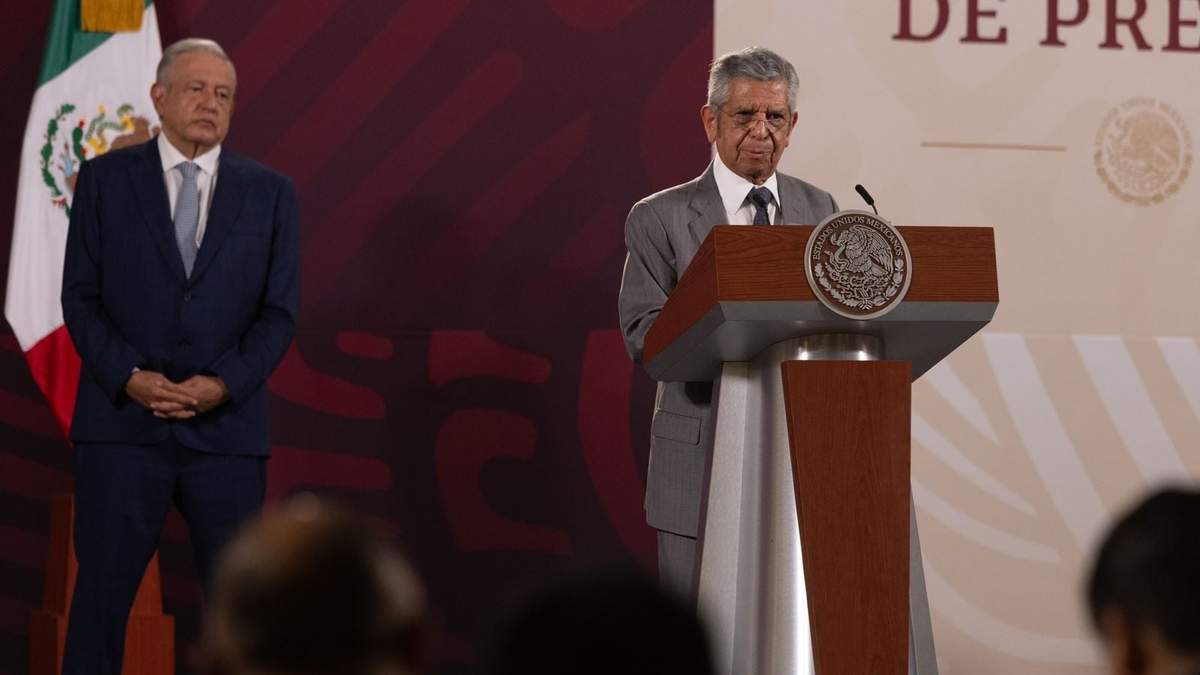Roberto Salcedo, secretario de la Función Pública, en la conferencia mañanera del 29 de junio de 2023
