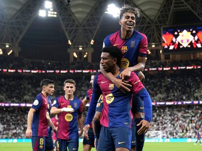 Barcelona golea 5-2 al Real Madrid para consagrarse monarca de la Supercopa de España
